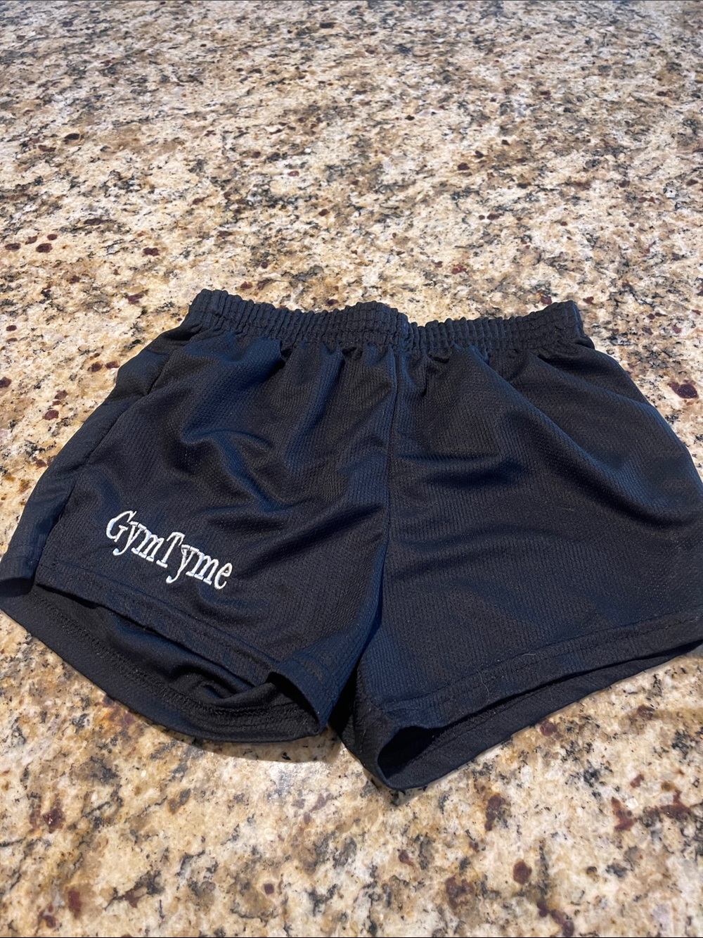 GymTyme Women's Black Athletic Shorts — Lightweight Workout Shorts